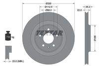 TEXTAR 92160303 Bremsscheibe