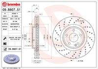 BREMBO 09B80751 Bremsscheibe