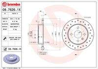 BREMBO 0876261X Bremsscheibe