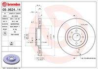 BREMBO 09962414 Bremsscheibe