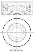 MAHLE 028PI00100000 Kolben