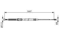 BOSCH 1987482445 Seilzug, Feststellbremse