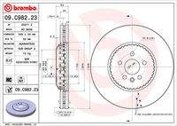 BREMBO 09C98223 Bremsscheibe