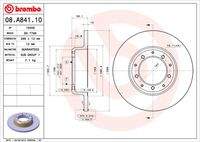 BREMBO 08A84110 Bremsscheibe