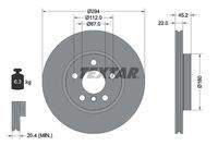TEXTAR 92273103 Bremsscheibe