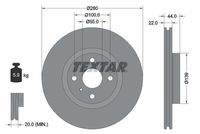 TEXTAR 92304205 Bremsscheibe