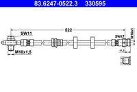 ATE 83624705223 Bremsschlauch