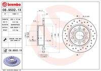 BREMBO 0895021X Bremsscheibe