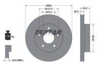 TEXTAR 92113600 Bremsscheibe