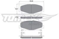 TOMEX Brakes TX1752 Bremsbelagsatz, Scheibenbremse