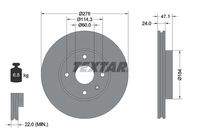 TEXTAR 92227303 Bremsscheibe
