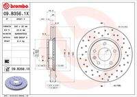 BREMBO 09B3561X Bremsscheibe