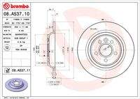 BREMBO 08A53711 Bremsscheibe