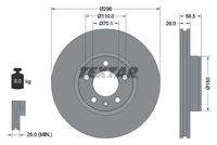 TEXTAR 92057700 Bremsscheibe