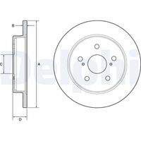 DELPHI BG4928C Bremsscheibe