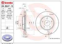 BREMBO 09B64711 Bremsscheibe