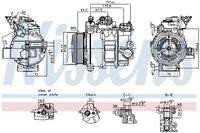 NISSENS 890793 Kompressor, Klimaanlage