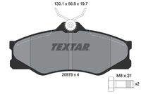 TEXTAR 2097904 Bremsbelagsatz, Scheibenbremse