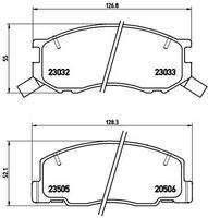 BREMBO P83093 Bremsbelagsatz, Scheibenbremse
