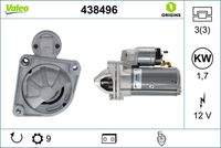 VALEO 438496 Starter