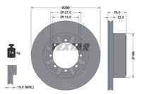 TEXTAR 92322303 Bremsscheibe