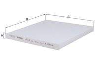 KNECHT LA876 Filter, Innenraumluft
