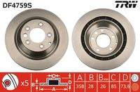 TRW DF4759S Bremsscheibe