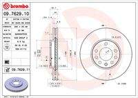 BREMBO 09762911 Bremsscheibe