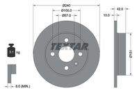 TEXTAR 92092003 Bremsscheibe