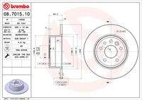 BREMBO 08701510 Bremsscheibe