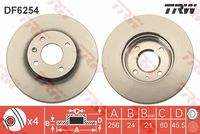 TRW DF6254 Bremsscheibe