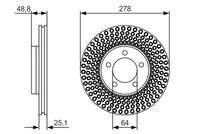 BOSCH 0986479699 Bremsscheibe