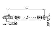 BOSCH 1987476719 Bremsschlauch