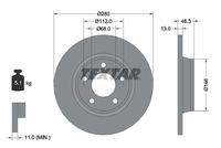 TEXTAR 92071605 Bremsscheibe