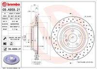 BREMBO 09A95921 Bremsscheibe