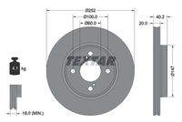 TEXTAR 92303703 Bremsscheibe