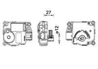 MAHLE AA59000P Stellelement, Mischklappe