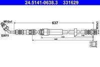 ATE 24514106383 Bremsschlauch