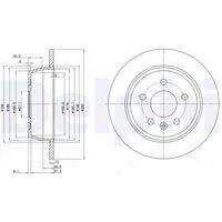 DELPHI BG3241 Bremsscheibe