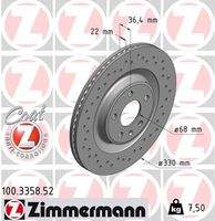 ZIMMERMANN 100335852 Bremsscheibe