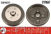 TRW DB4037 Bremstrommel