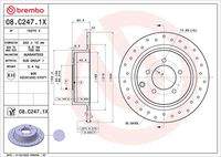 BREMBO 08C2471X Bremsscheibe