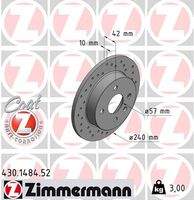 ZIMMERMANN 430148452 Bremsscheibe