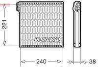 DENSO DEV09102 Verdampfer, Klimaanlage