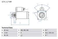 BOSCH 0986025380 Starter