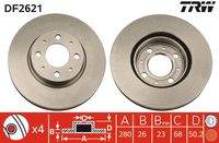 TRW DF2621 Bremsscheibe