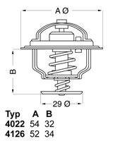 BorgWarner (Wahler) 412688 Thermostat, Kühlmittel