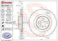 BREMBO 09R10311 Bremsscheibe
