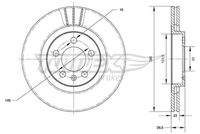 TOMEX Brakes TX7009 Bremsscheibe