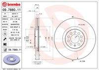 BREMBO 09788011 Bremsscheibe